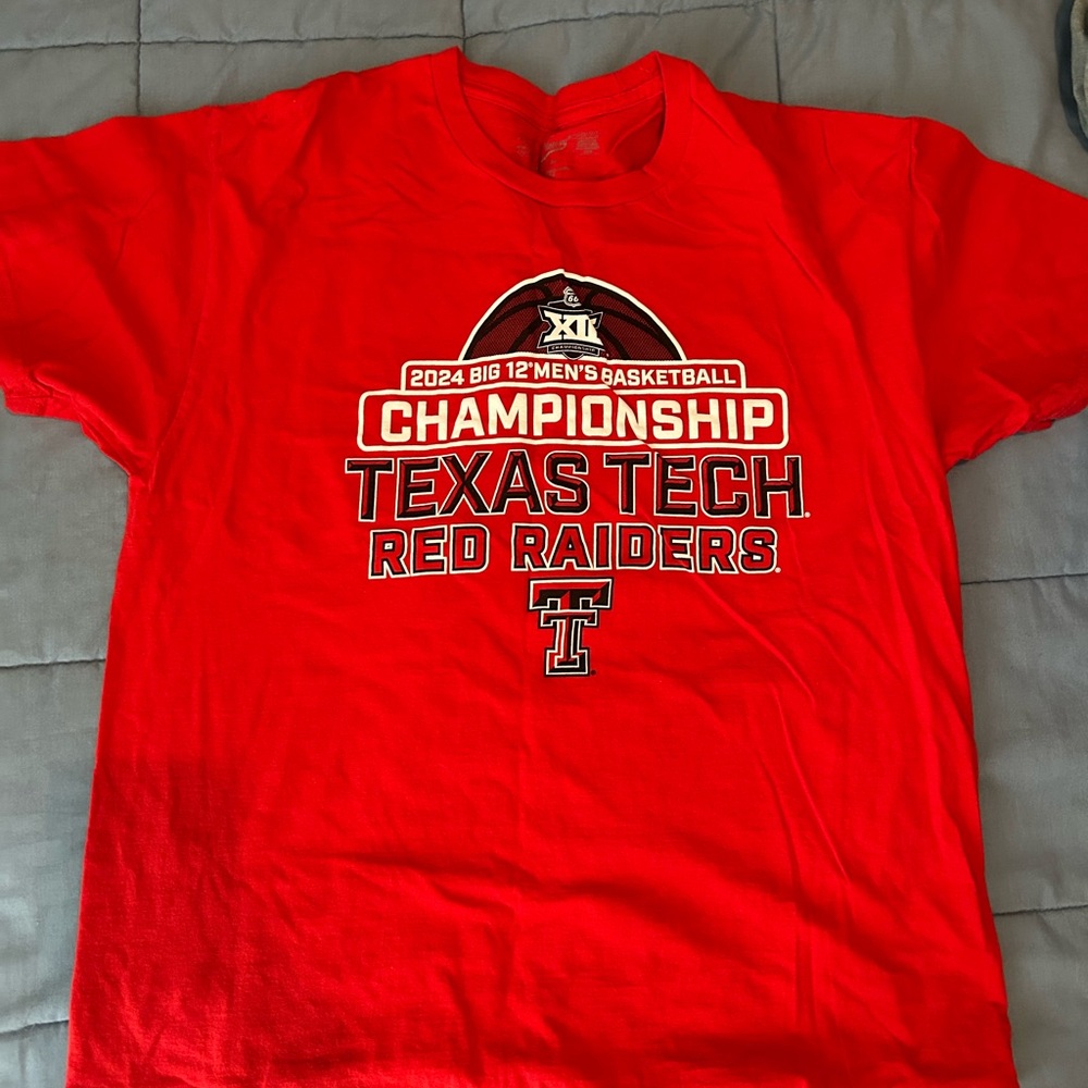 Texas Tech Red Raiders Basketball Championship T-Shirt Large